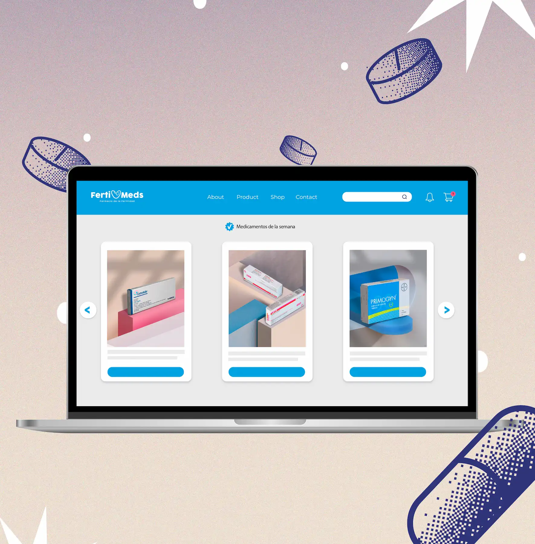 Ejemplo sitio web Fertimeds