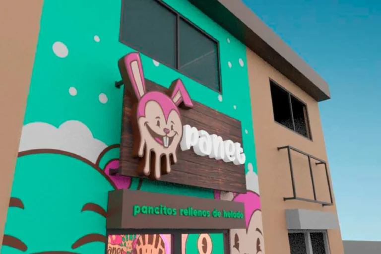 Render de fachada de Panet
