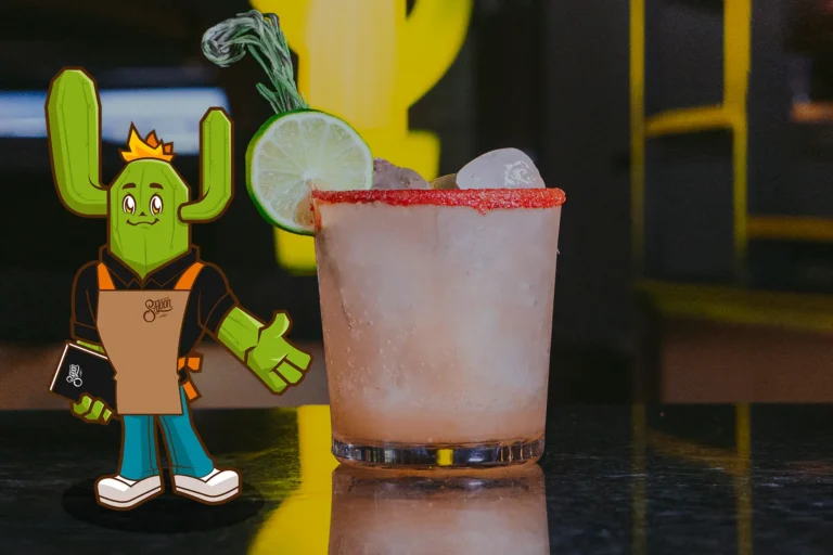 Bebida de Beer Saloon con ilustración de Beernardo