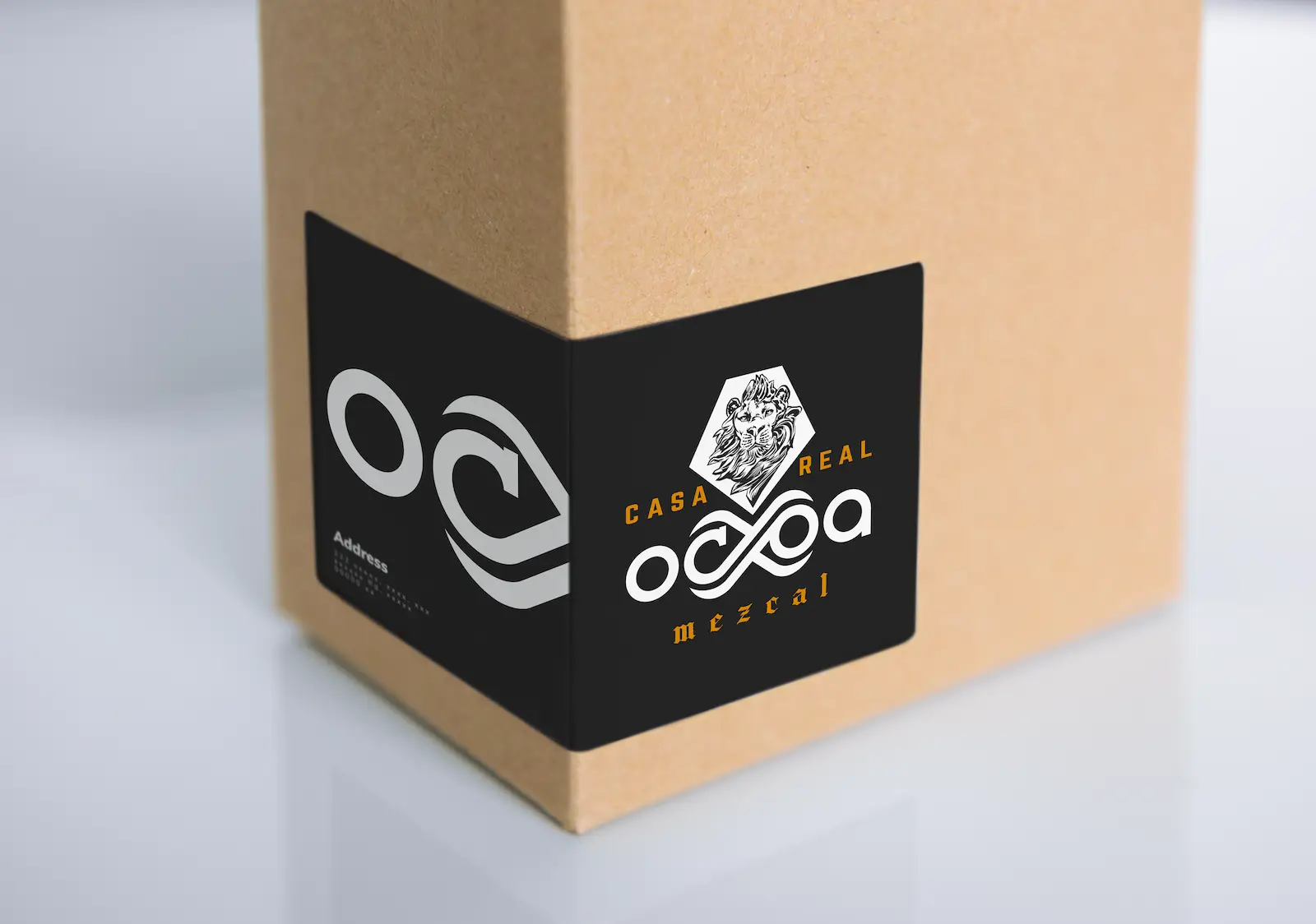 Logotipo de Ocxoa en sello de empaque