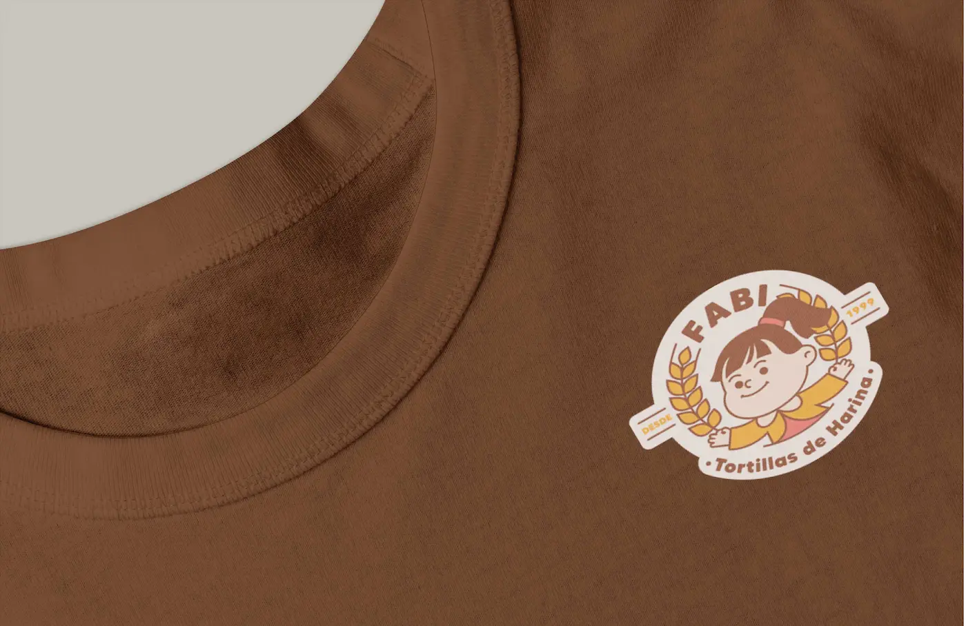 Logotipo de Fabi en playera