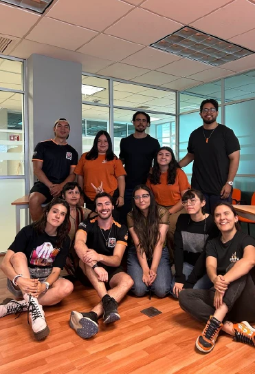 Equipo de Pasta Laboratorio después de una conferencia
