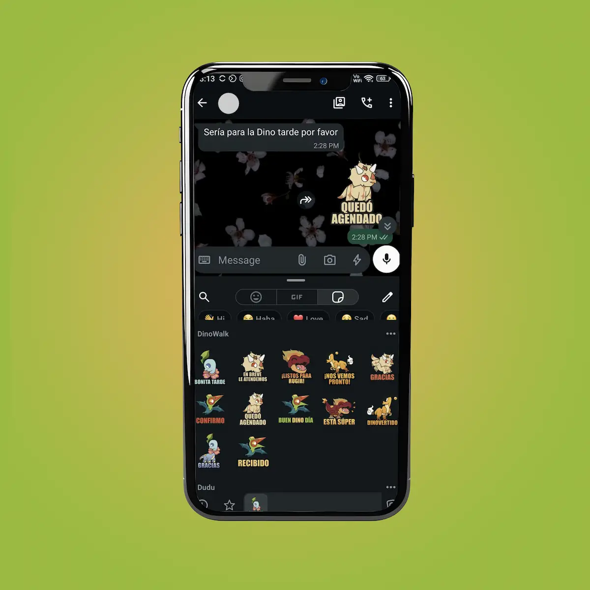 Sticker de Dino Walk