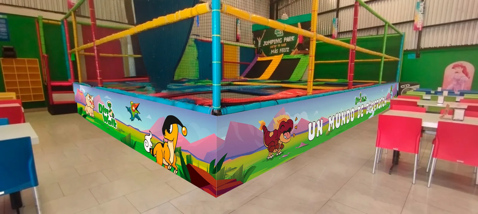 Decoración de Dino Walk