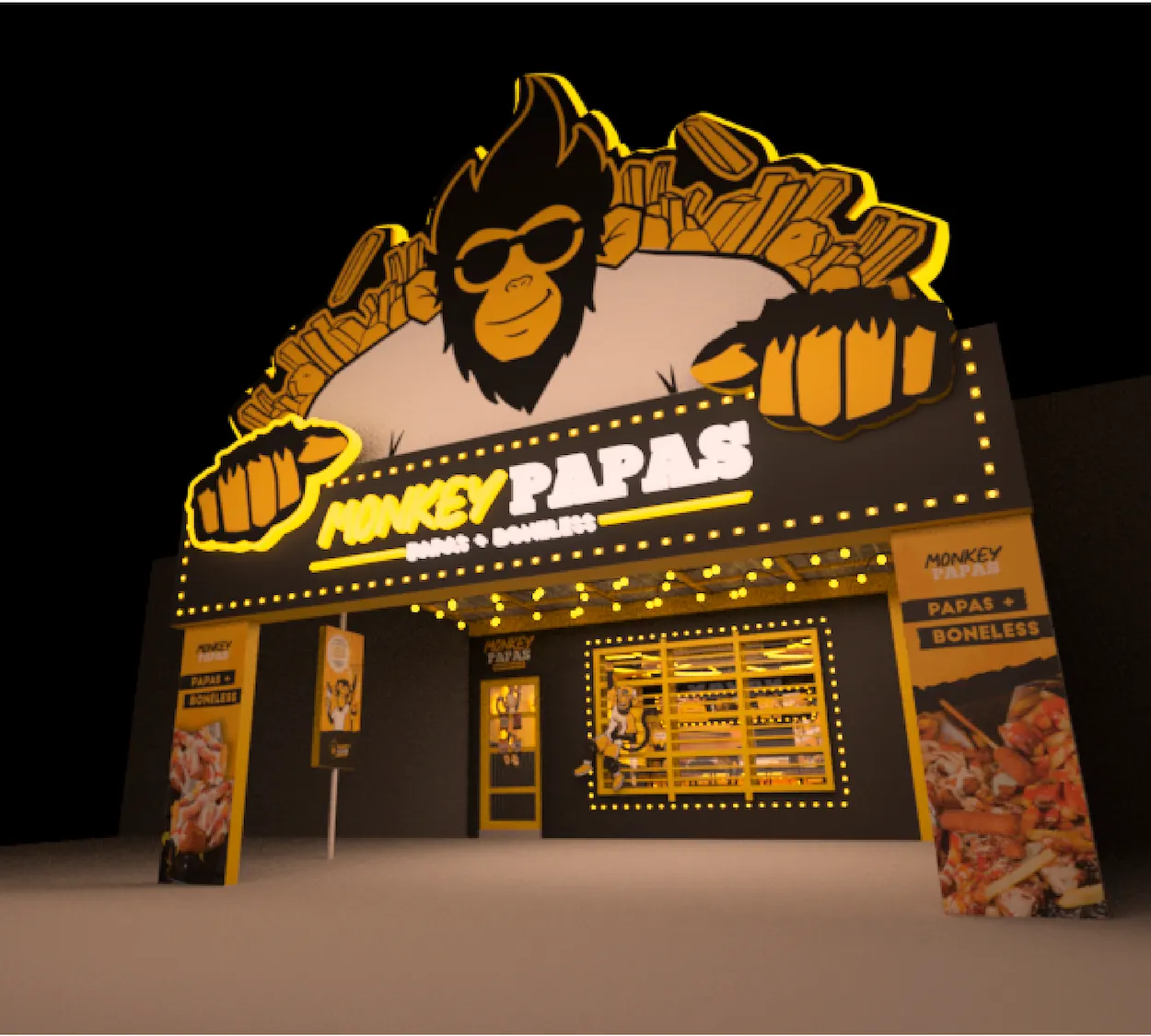 Render de Monkey Papas